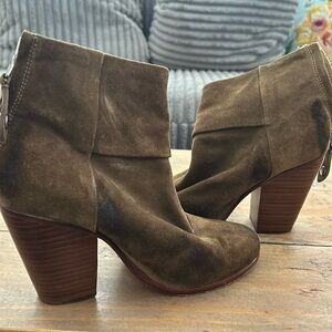Rag and Bone suede booties